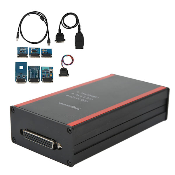 för Iprog+ Pro V86 ECU Programmerare IMMO Kilometerkorrigering Bildiagnosscanners med adaptrar för bil