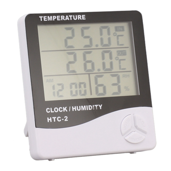 Indendørs Udendørs Termometer Høj Præcision Digital Hygrometer Stor Skærm Display Temperatur Luftfugtighedsmåler