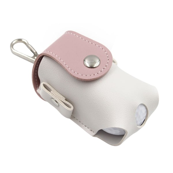 PU Leather Ball Tee Holder Pouch Bag Storage Case Divot Tool Carrier Portable Waist Bag for Sports Accessory