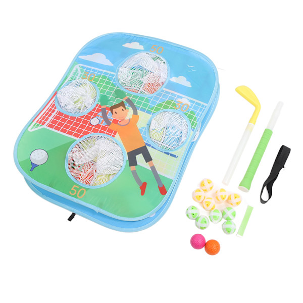 Børne Golf Chipping Net Øvelse 3 i 1 Mål Sticky Board Afrundet Kant Sikker Foldbar Golf Øvelses Spil til Drenge