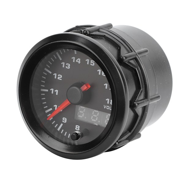 2 tum 52 mm Bilmodifierad Voltmeter Spänningsmätare Peka Digital Display med Steppermotor