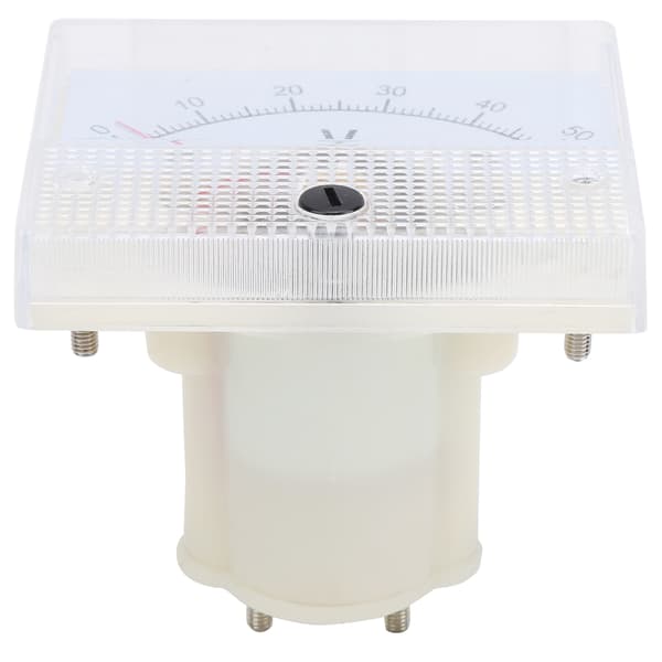 85C1 DC 0~50V Visuel DC Voltmeter DC Panel Måler Instrument Indbygget Installation