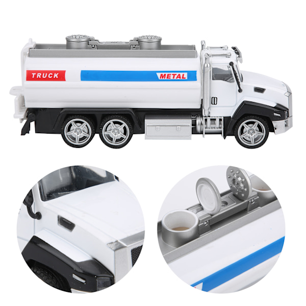 1:42 Bevattningsvagn Lastbil Tanker Sprinkler Modell PullBack Barnfordonsleksaksmodell (Bevattningsvagnsmodell)