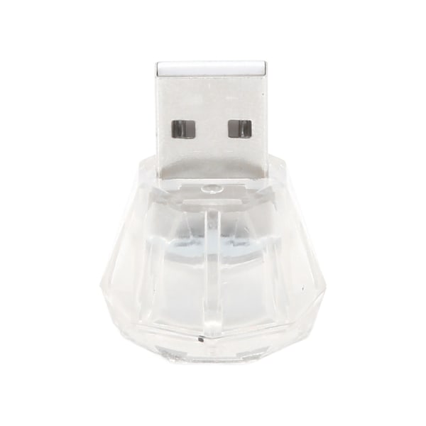 10 st Mini USB LED-lampa 5V Plug-in Bil LED Inredningsbelysningssats Universal för Bil Hem Kontor Rosa Ljus