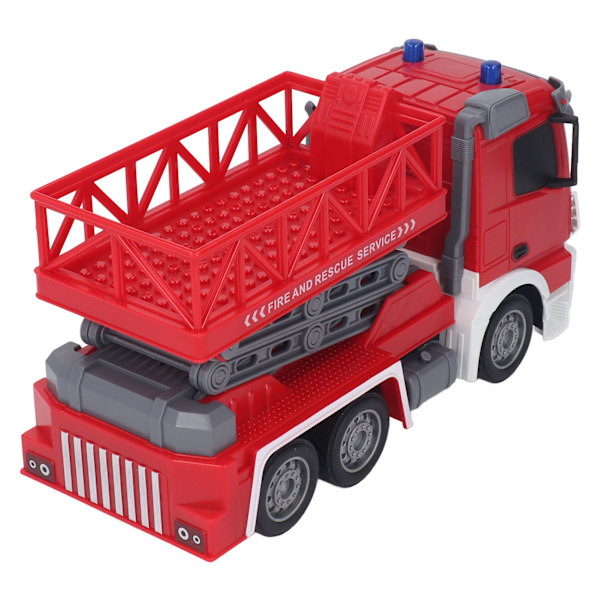 RC-fjärrkontroll Fire Truck Lift Toy Uppladdningsbar Fire Lift Truck för barn Fjärrkontroll Simuleringsleksak 2,4GHz