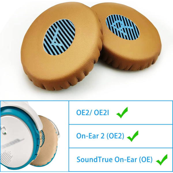 BOSE OE2 OE2i SoundTrue/Soundlink on-ear hörlurar med printed hörselkåpor