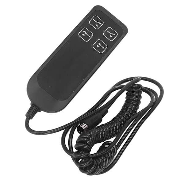 Svart Electric Power Recliner Switch Enkel användning Elektrisk soffkontroll 4-knappar 5-stift för hemmakontor
