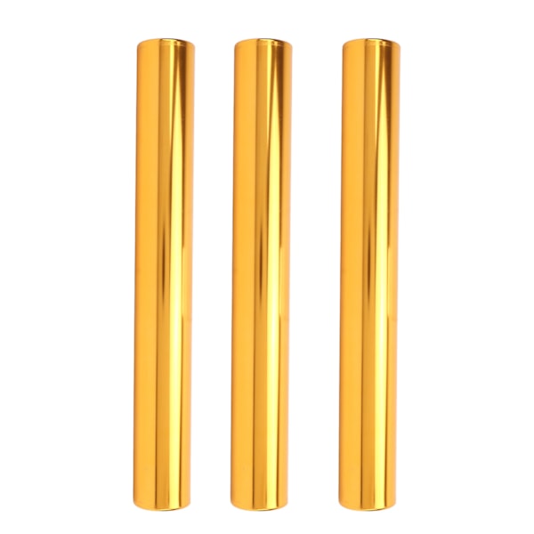 3st aluminiumlegering banfältstafettbatonger Spårbatonger Tävlingsutrustning för löparlopp Team för löparlopp utomhus Studentstafettevenemang Guld