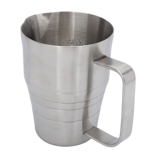 Melkeskummingkrus 700ml Hjemmesilverbestikk i rustfritt stål For tykk melkeskummingkrus Melkekaffemaker
