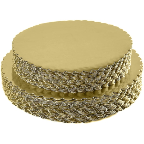 10 tuuman [25 kpl] 10 tuuman kultainen kakkulevy pyöreä, kertakäyttöinen kakkupyöreä pohjalevy Kakkulautanen pyöreä päällystetty pyöreä kakkulautapohja 10 tuumaa, 25 kappaleen pakkaus