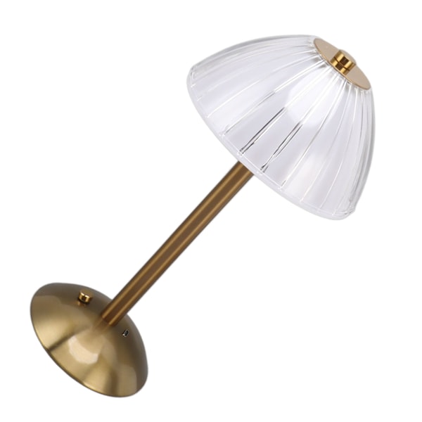 Industriell LED-bordlampe USB-ladbare rustik skrivebordslampe Trinnløs dimbar nattlampe ved sengen for restaurantbar kafé