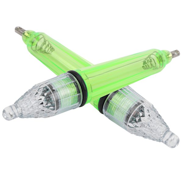2 stk Havfiske Ferskvann Universell Blekksprutlampe Undervannsattraherende LED Lokkelys 17CM