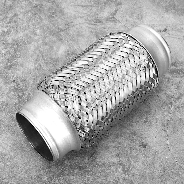 2 x 6-tums bilavgas flexibelt rör i rostfritt stål svetsfogsrör Biltillbehör