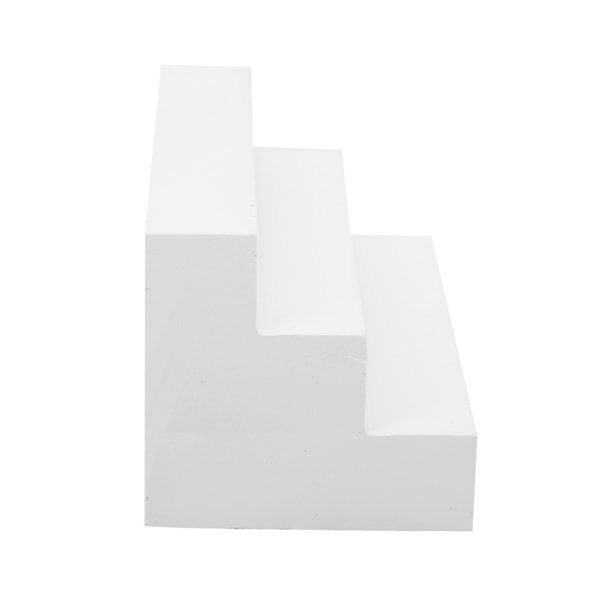 1:12 Dukkehustrappe Miniatyr Simulert Dørtrapp DIY Minimodel Leketøystilbehør Hvit Hvite Trinn