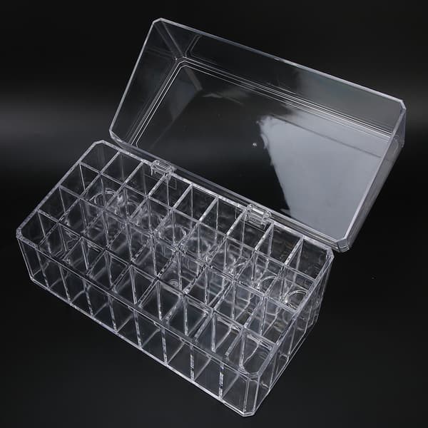 36 Grid Dustproof Transparent Lipstick Storage Case Organizer Storage Rack