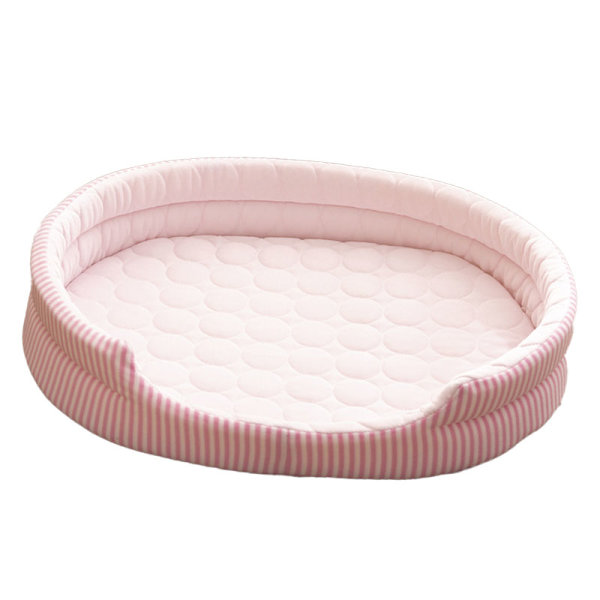 Kylsäng Pet Nest Four Seasons Universal Summer Sova Cool Ice Sidensäng för inomhus kattunge och valp Rosa