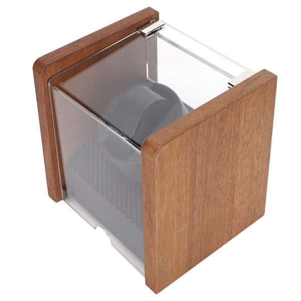 Klockuppdragare Enkel Mekanisk Automatisk Elektrisk Transparent Valnöt Rotationsläge 100-240V (1 0 EU-kontakt)