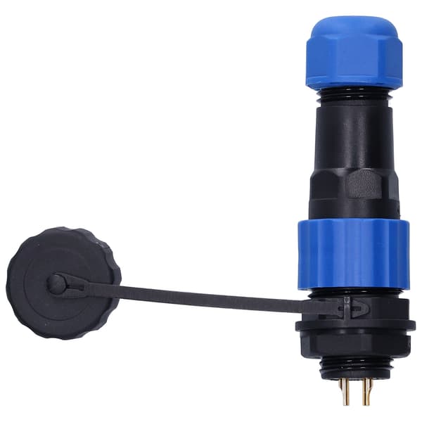 Aviation Connector Durable Stable Safe Reliable Corrosion Resistance Connector for Program Controlled Machines 2 Pin
