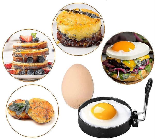 4-delt pannekakeform i rustfritt stål Kompatibel med å tilberede egg og omeletter - Lh-1-modell