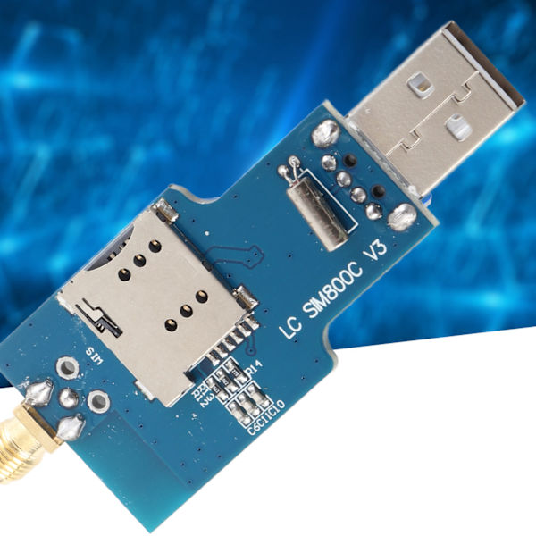 Firefrekvens GSM/GPRS SIM800C USB til GSM Seriell Modul med Bluetooth-funksjon