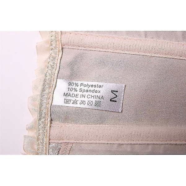 Gotisk Palads Jacquard Korset Vest i Lysegul XL