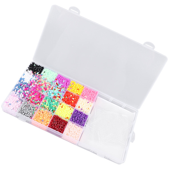 20 färger Bead Fuse Kit 2,6 mm Pedagogisk blandade färger DIY Bead Fuse Art Hantverksleksak för barn