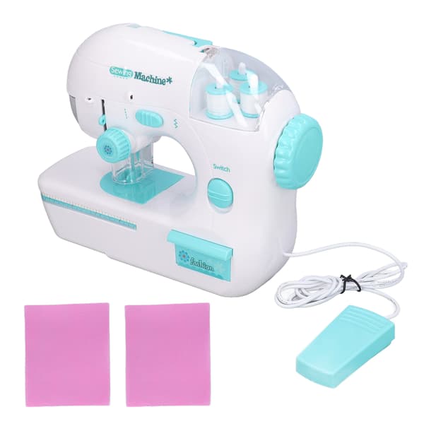 Electric Sewing Machine Toy Enhances Creativity Hands-on Ability Compact Structure Sewing Machine Toy for Over 3 Years Old