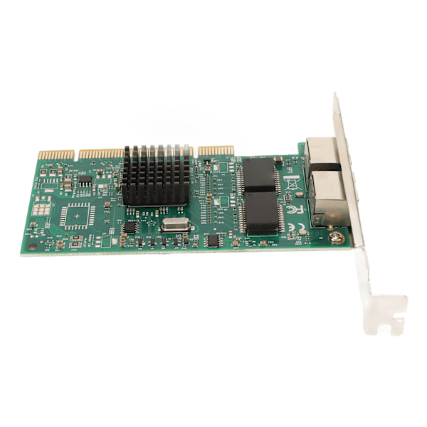Dual Port Gigabit LAN-adapter Akselerasjonsfunksjon 1000 Mbps RJ45 tosidig lastbalansering PCI Internett-adapter
