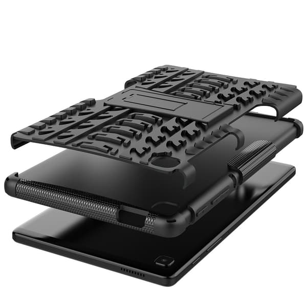 Kompatibel med Samsung Galaxy Tab A7 Lite 8.7 - Robust Kickstand Armor Cover - Sort 130