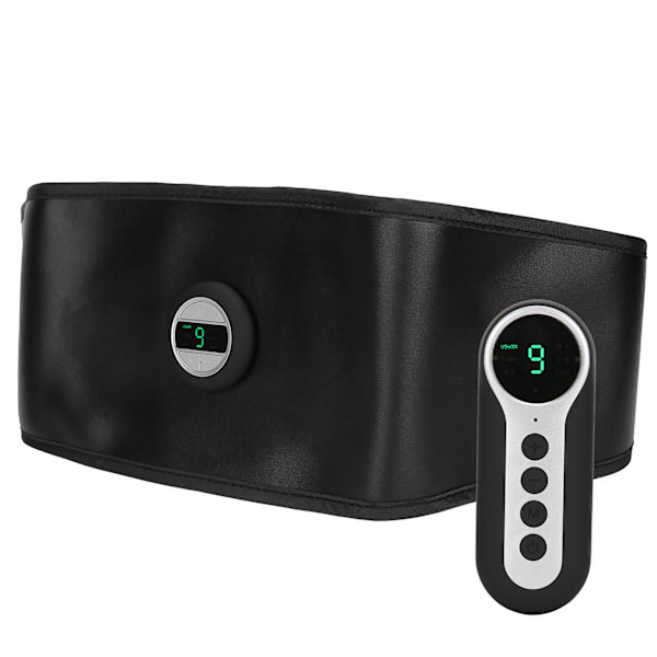 Smart mavemuskeltræner TENS PU Læder Slimming Belt Genopladelig midjetrimmer