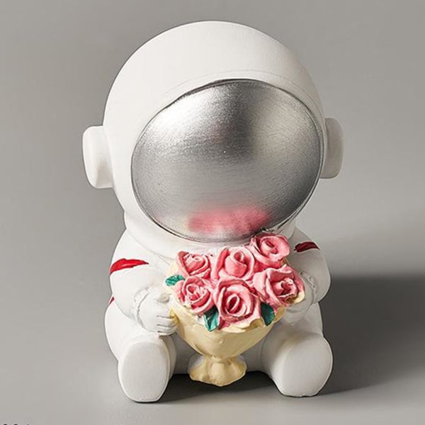 1/2/3 Resin Spaceman Staty Ornament för hem- och kontorsinredning Model 5 1 Pc