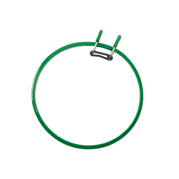 1/2 broderibåge För korsstygn fjäderspänningsram Vuxen green 22cm 2PCS