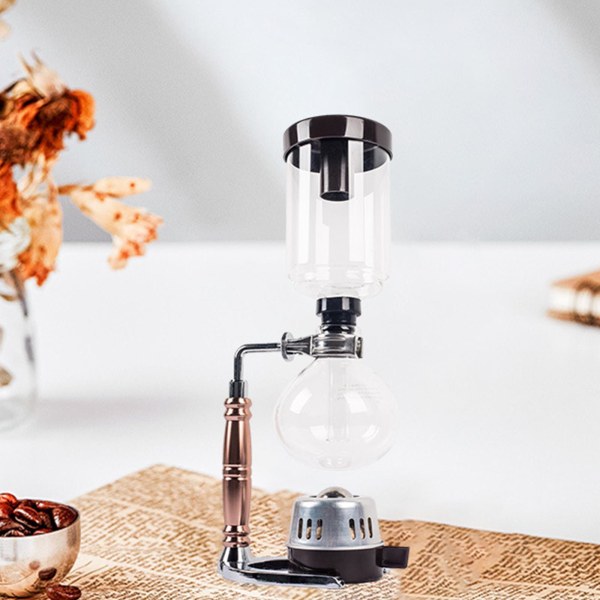 Glas kaffesifonbryggare sifonkanna kaffemaskin för hemmet