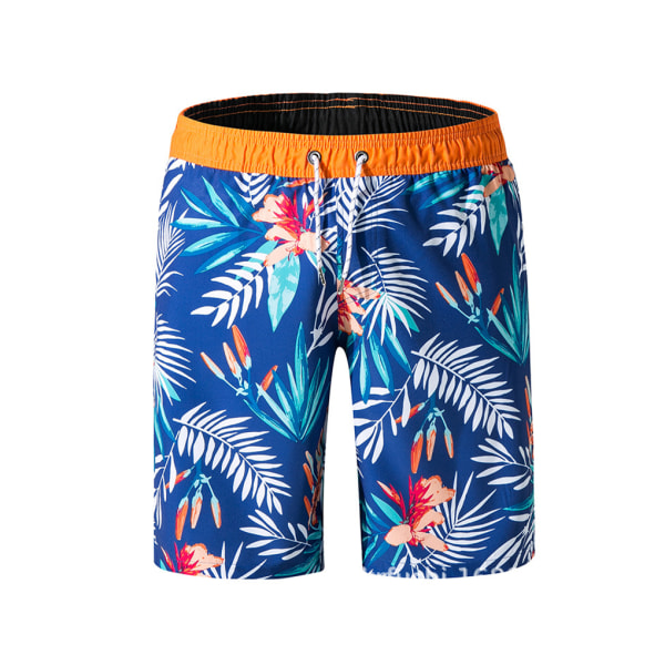 Beach Shorts Pojkar Sommar Shorts Byxor Casual Style Byxa Blue XL