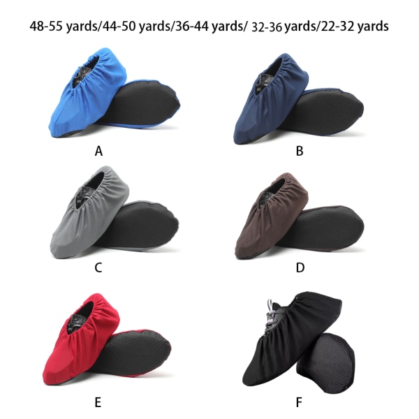 1/2/3/5 svarta skoöverdrag - Återanvändbara och halkfria Lätt att tvätta black adult Sizes 36-44 1 Pc