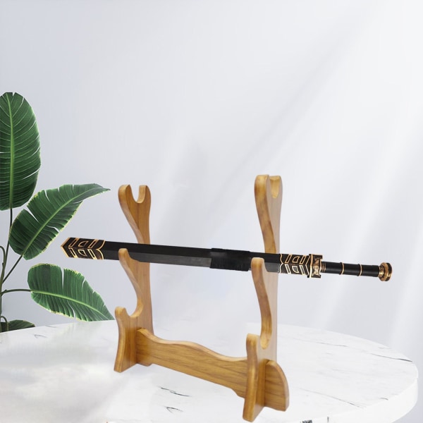 1/3 Samurai Display Stand Holder Rack för Wakizashi Tanto Wood 3 Layers 1 Pc
