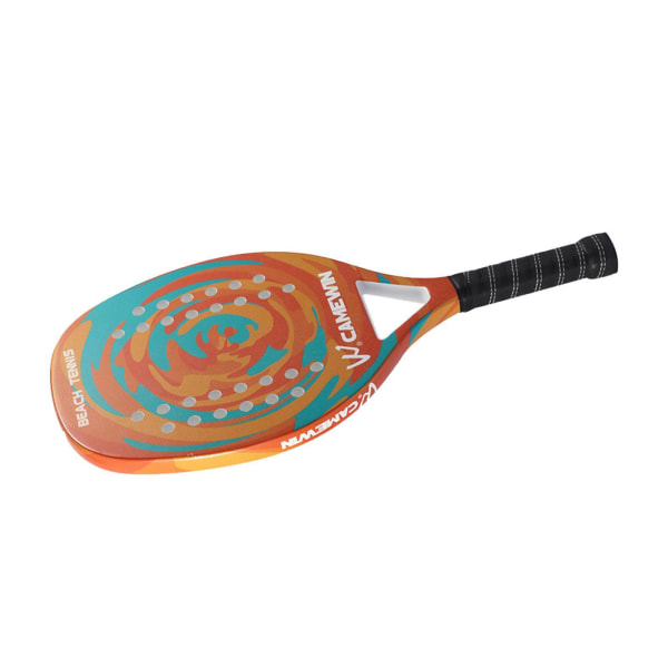 Beach Tennis Paddle Racket Utrustning för nybörjare med Ball Bag orange 48x23.5cm