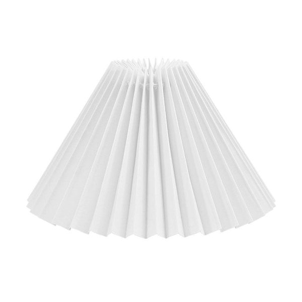 1/2 Modern Snygg Lampskärm Lampskärm Fläktformad Cover White 25cm 1 Pc