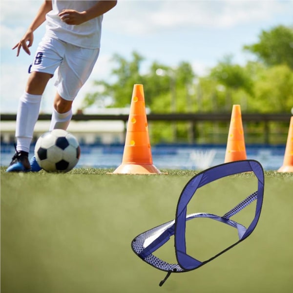 Kids Pop-Up Goal Net Vikbart fotbollsmål för inomhus eller