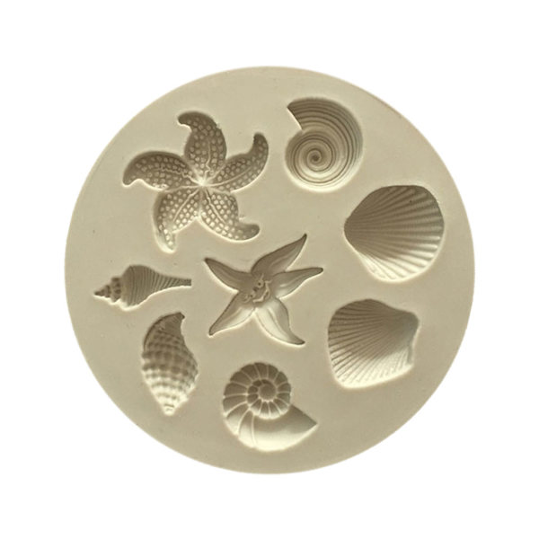 Seashell silikon mould Fondant diy mould as the picture