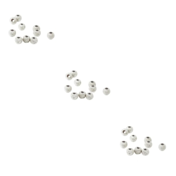 1/3/5 10 st 925 Lucky Loose Beads DIY-armband Smyckestillverkning Silver 5mm 3Set
