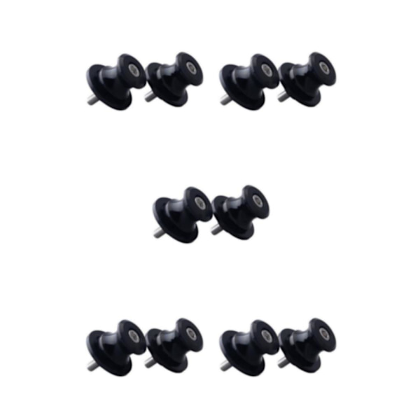 1/2/3/5 Universal Ram Stativ Skruv Svängarm Spolar Slider M6 Black 6MM 5Set