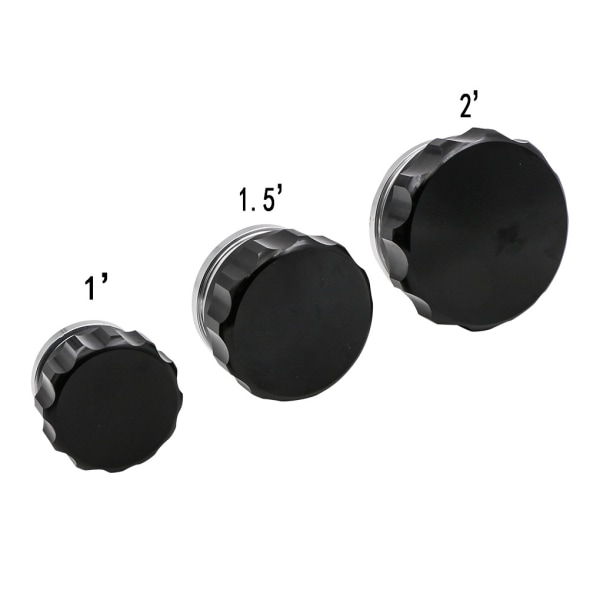 1/2/3/5 Estetisk cover för olika bilmodeller Långvarig black HJG01-25.4mm 1Set