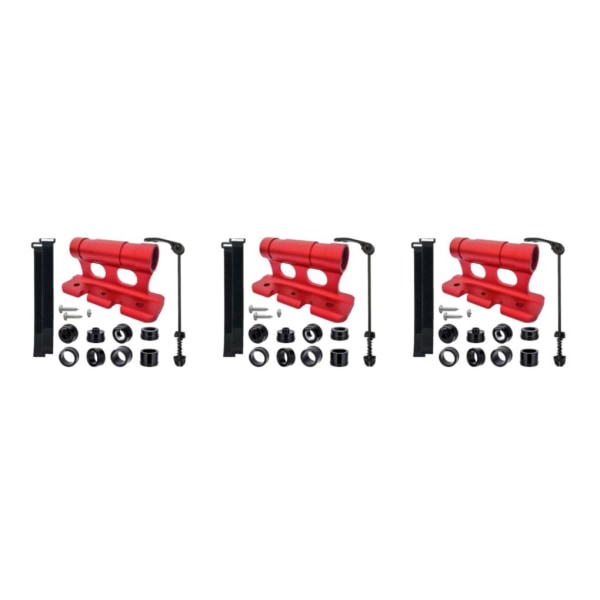 1/2/3 legering Ny design och takräckesfäste för enkel cykel red 3Set