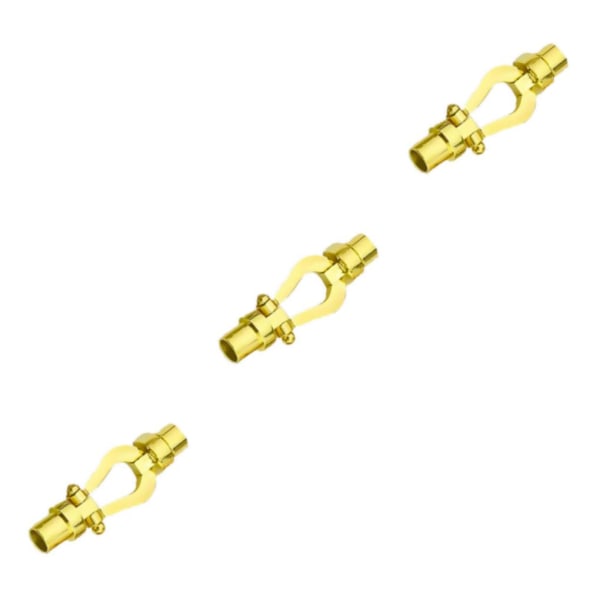 1/3/5 armbandsanslutningsspänne för utbyte av DIY-bearbetning Gold Inner hole 0.52cm 3Set