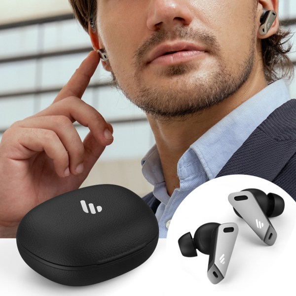 1/5 Earbud Dynamic Touch Control Trendiga hörlurar Black 1 Pc