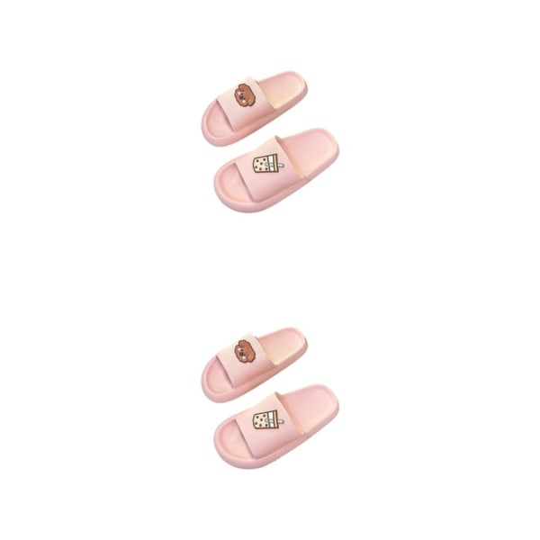 1/2/3/5 Andas sandal för kvinnor - Mjuk och fashionabel mjuk Pink 36/37.36/37 2PCS