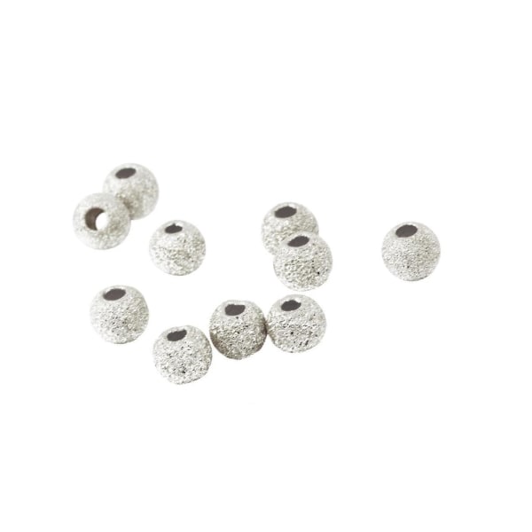 1/3/5 10 st 925 Lucky Loose Beads DIY-armband Smyckestillverkning Silver 4mm 1Set