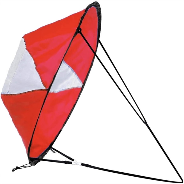 Kajak Vind Segel Båt Fiske Kanot Canopy Universal Vindsurfing Red