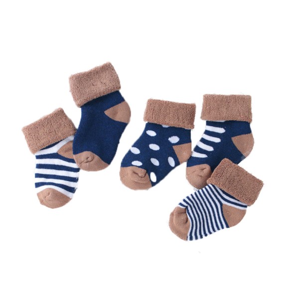 1/2/3/5 5a För Duo Of Baby – Tillverkad med bomull, mjuk och dark blue  1-3 1Set